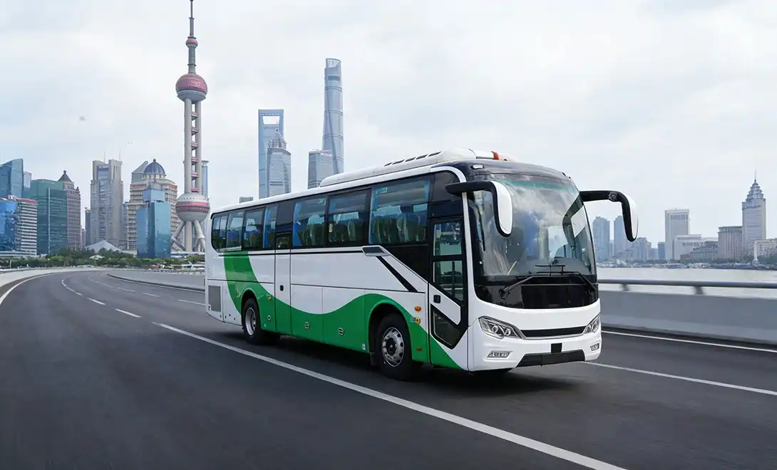 Right-Hand Drive 12m Electric Coach for Export Markets